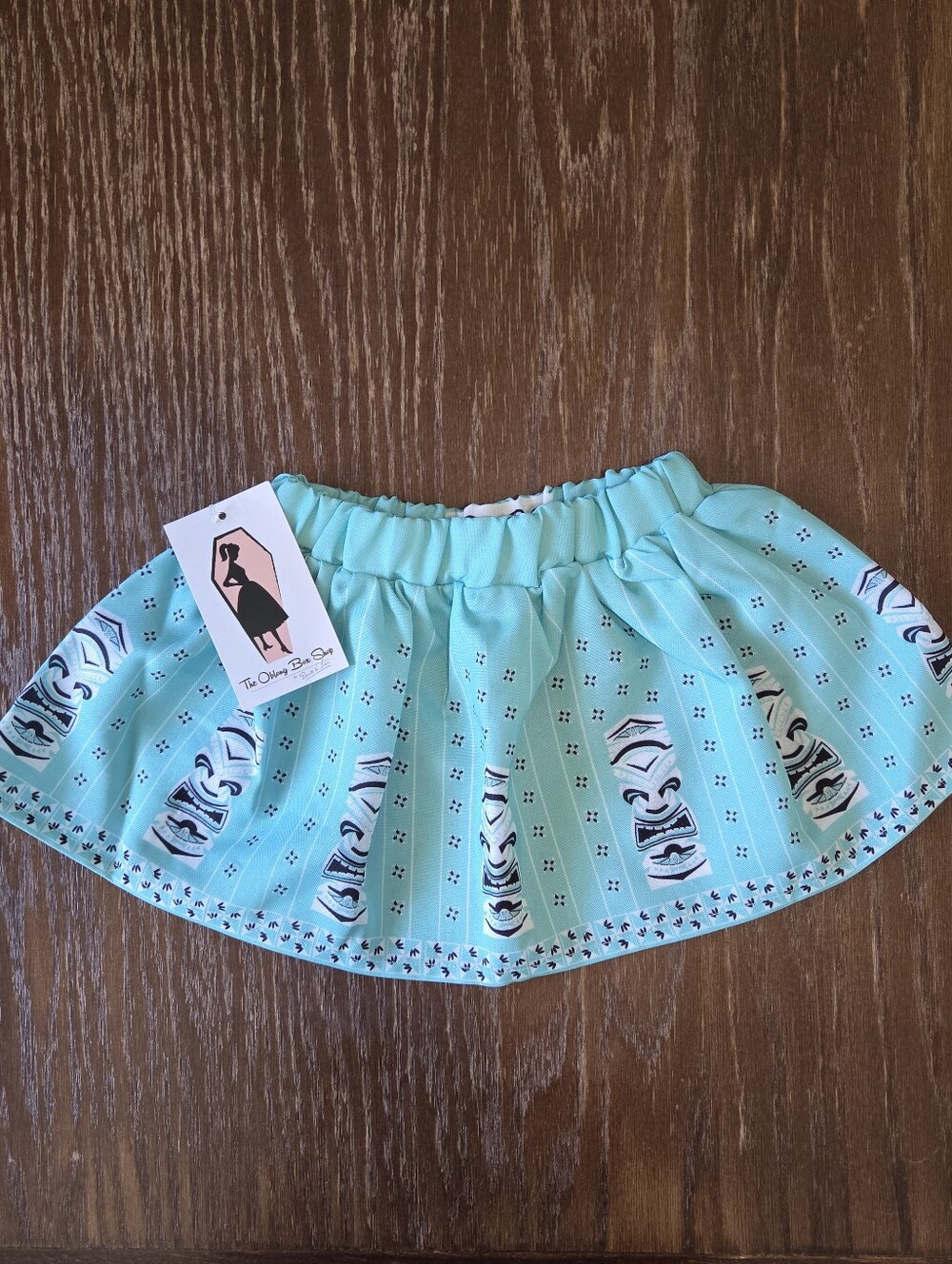 RARE! Tiki PRINT Girls' Skirt the Oblong Box Shop